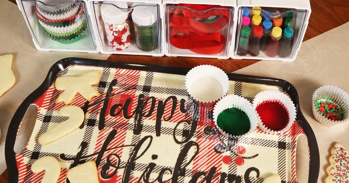 Erin Reed Makes Christmas Cookie Decorating Supply Storage & Organization