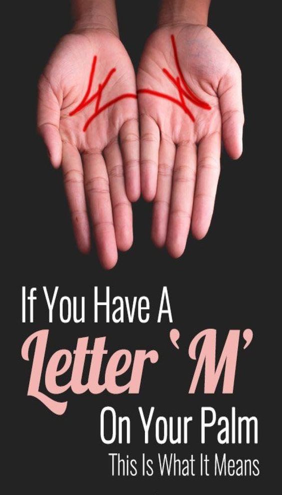 Do You Have The Letter M On The Palm Here Is What It Means Wellness Guru