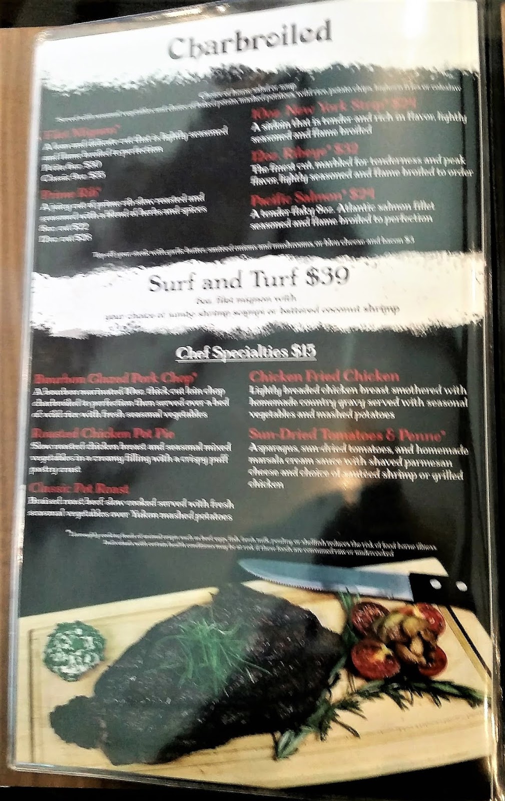 Laughlin Buzz New Menu at the Big Horn Cafe in the Laughlin River Lodge
