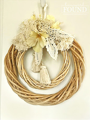 coastal style,beach style,entertaining,decorating,diy decorating,summer,re-purposing,white,DIY,vintage style,boho style,neutrals,vintage,dollar store crafts,flowers,wreaths,farmhouse style,boho decor,boho summer decor,boho fall decor, boho wreath,door wreath,door decor