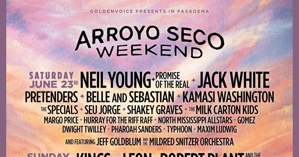 SanDiegoVille 2nd Annual Arroyo Seco Weekend Returns To Pasadena For
