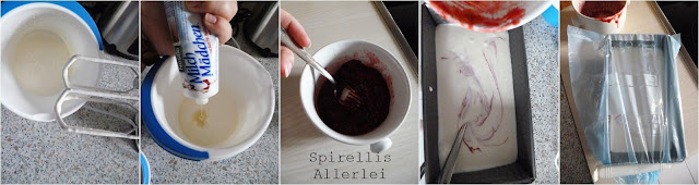 Spirellis Allerlei - Herstellung Schnelles Eis mit Himbeeren und Sahne Spirellis Allerlei - Herstellung Schnelles Eis mit Himbeeren und Sahne