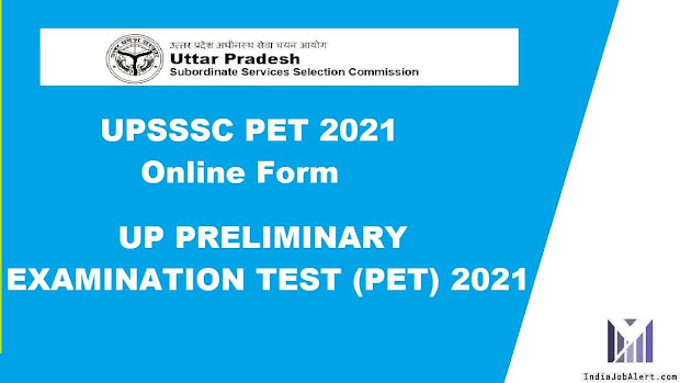 UPSSSC PET 2021 online Form