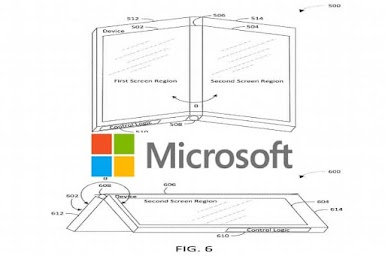 يمكن أن يستخدم Surface القابل للطي من Microsoft المفصلة كشاشة إعلام