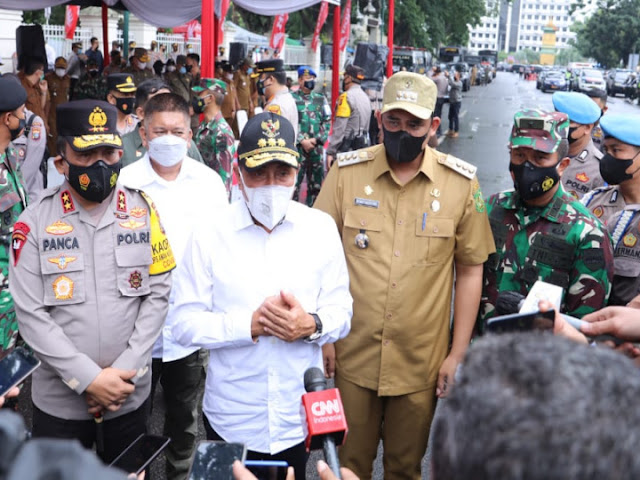 Per Hari Ini Medan PPKM Darurat, Penyekatan Sejumlah Ruas Jalan