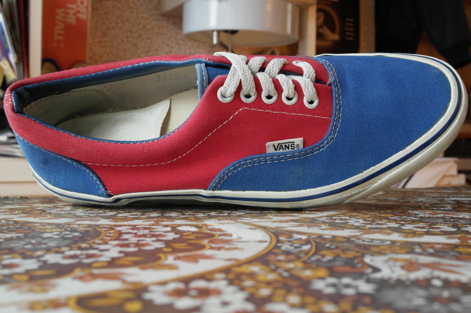 theothersideofthepillow: vintage VANS 2-tone red & blue DOGTOWN canvas ...