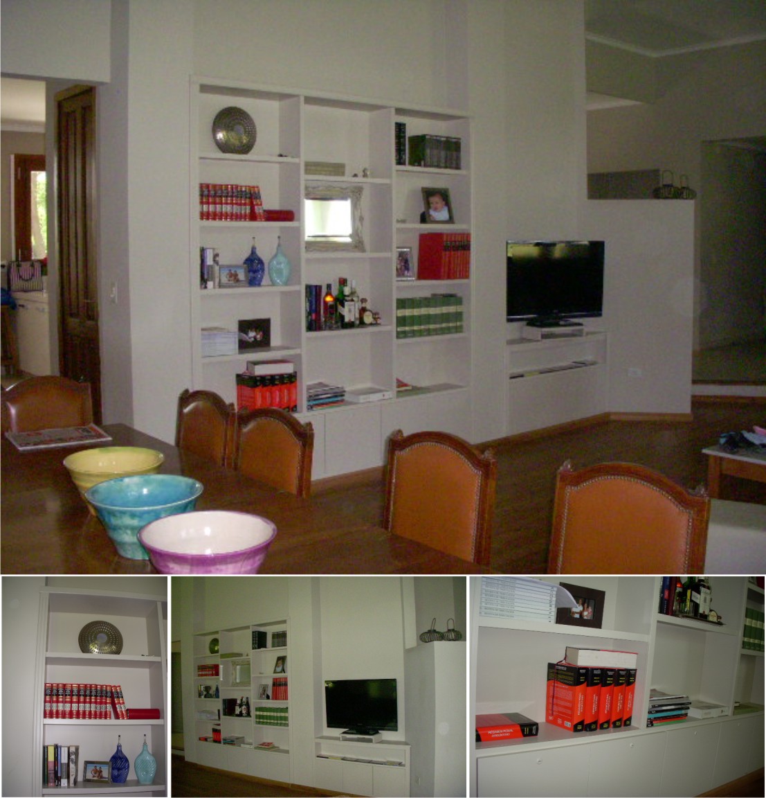 Oma Delicateza-Diseños Integrales: mueble para living laqueado con