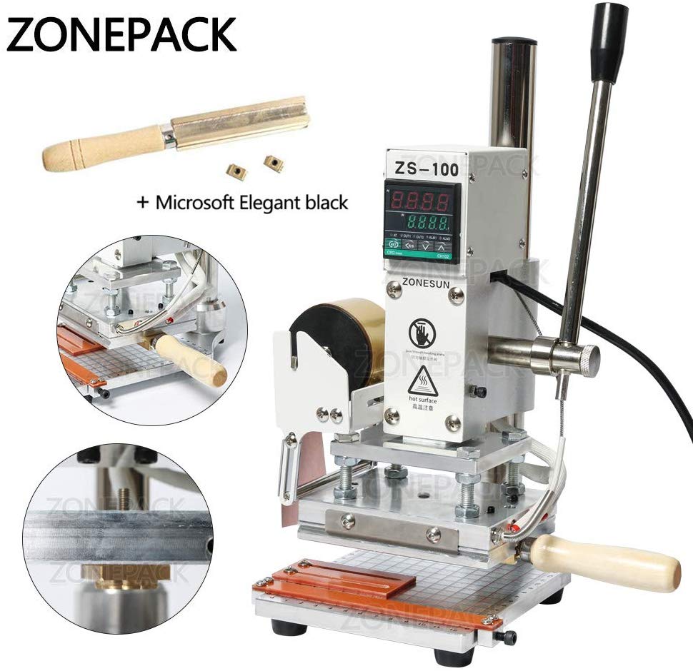Heat Press Machines ZONEPACK Digital Embossing Machine with Stamping
