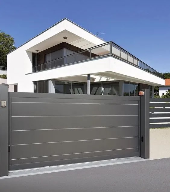 11 Ide Desain Pintu Pagar Minimalis Modern Terbaru - Kontraktor ID