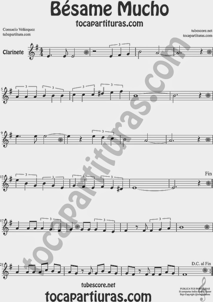 Diegosax Here's a simple (for beginners) chord comping arrangement of besame mucho, a bolero composed in 1940 by mexican songwriter consuelo velazquez. diegosax