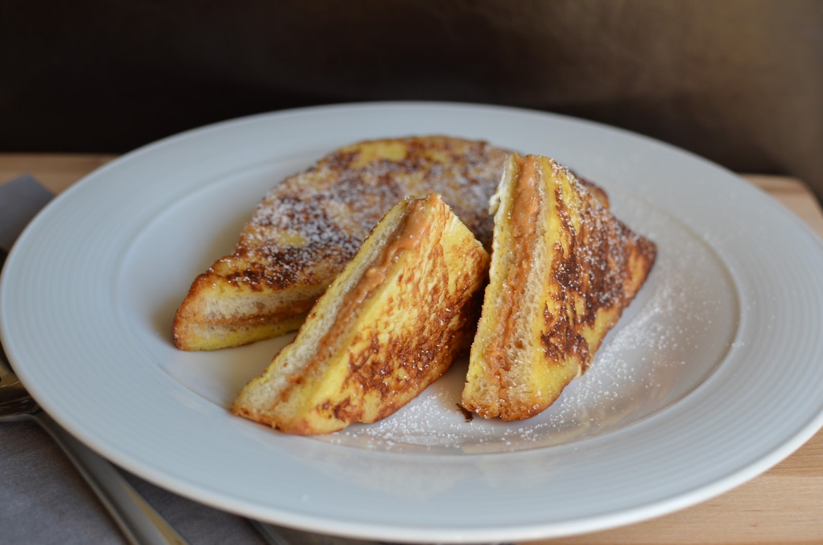Playing with Flour: Peanut butter-stuffed French toast