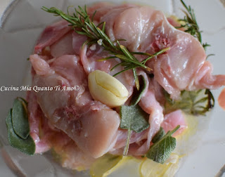 lombo di coniglio nella friggitrice ad aria