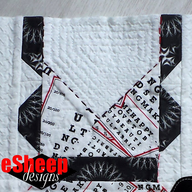 FQS Snapshots Kindred Kitchen Quilt Block crafted by eSheep Designs