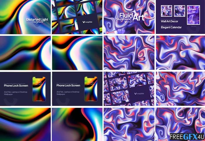 20 Fluid And Light Background