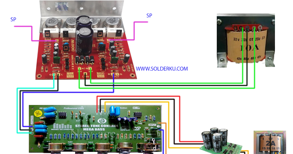 cara merakit POWER AMPLI 300 WATT dengan mudah solderku