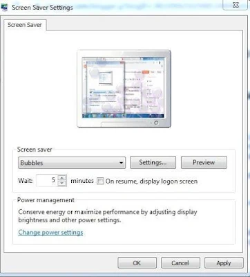 Cara Merubah dan Mengatur Screen Saver Windows 7 Terbaru