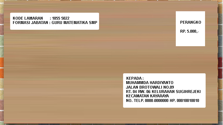 Kop Surat Lamaran Kerja Rumah Sakit Contoh Kop Surat