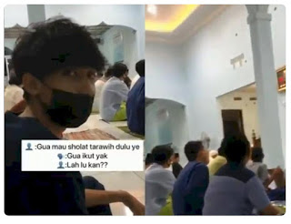 Viral Anak Muda Ber-KTP Kristen Masuk Masjid Ikut Salat Tarawih, Netizen Respon Positif Viral Anak Muda Ber-KTP Kristen Masuk Masjid Ikut Salat Tarawih, Netizen Respon Positif