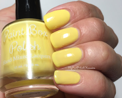 Paint Box Polish, Ciao, Gelato! collection, Spring 2016; Ananas Paint Box Polish, Ciao, Gelato! collection, Spring 2016; Ananas