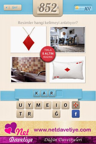 Resimli Kelime Bulmaca Cevapları: 4 Harfli Cevaplar