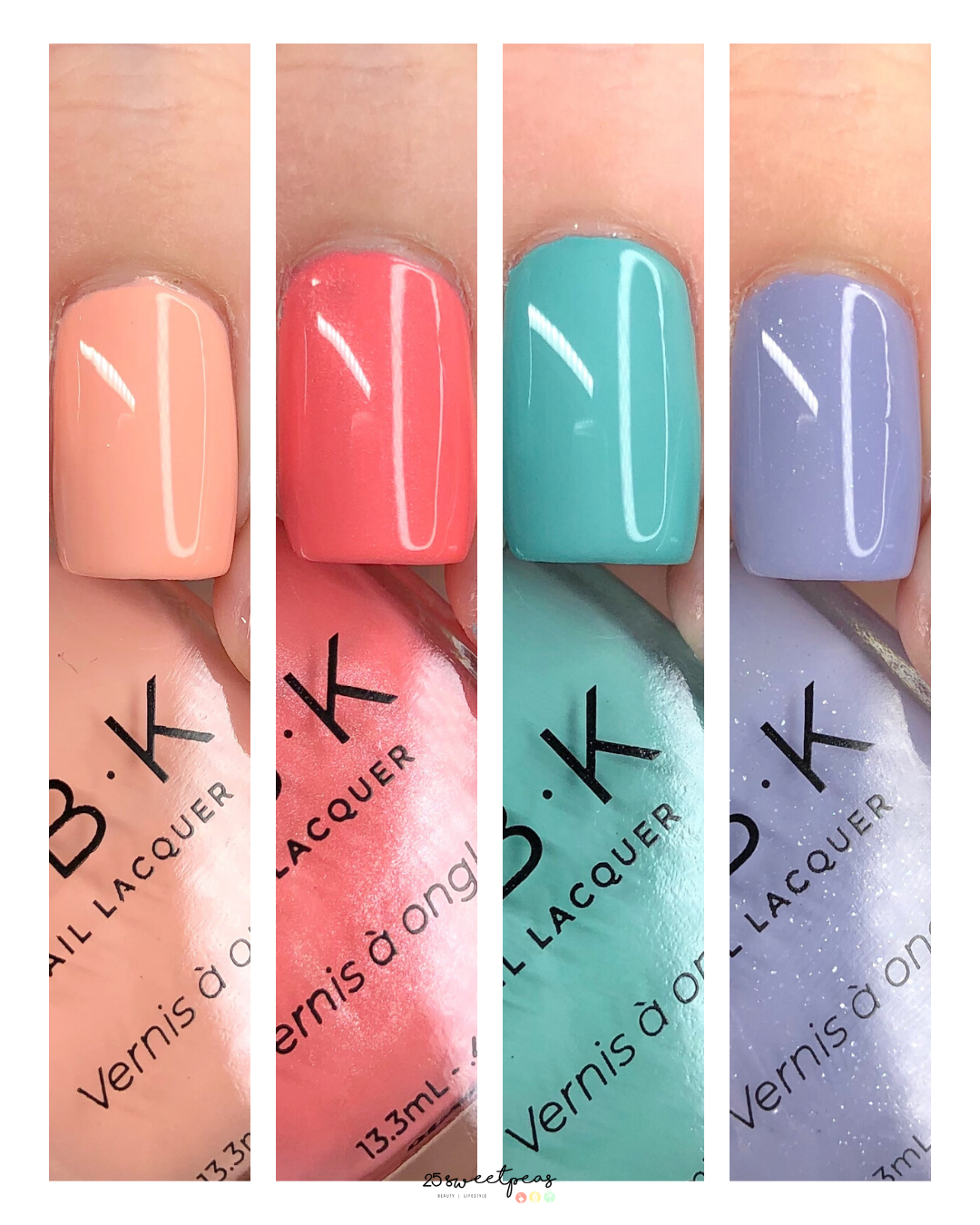 LBK Nail Lacquer First Impressions — 25 Sweetpeas