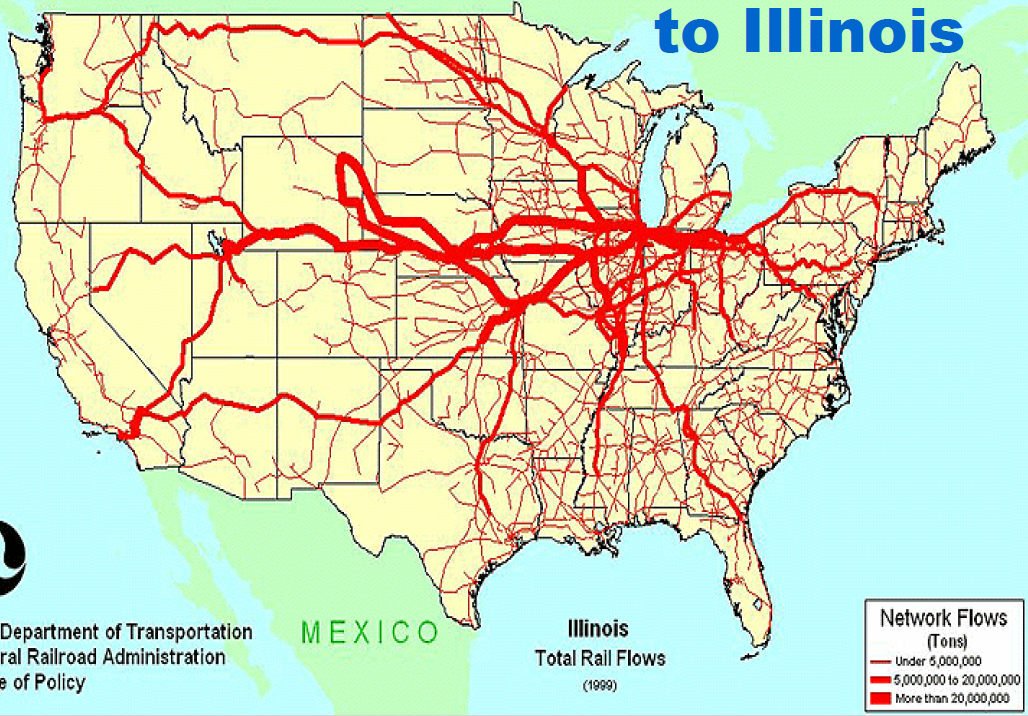 BNSF Intermodal Map