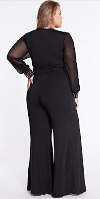 jumpsuit studs cuffs sleeves mesh gold jumpsuits plus hisandherfashion things wearing