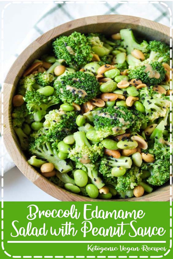 Broccoli Edamame Salad with Peanut Sauce Julia Recipes