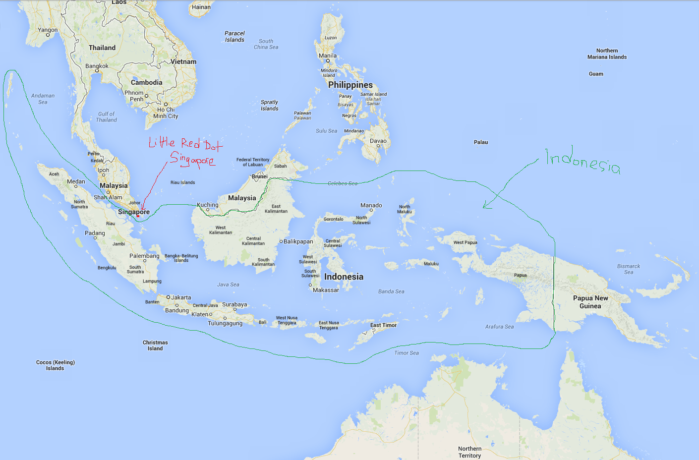 Остров гуам на карте Остров гуам на карте