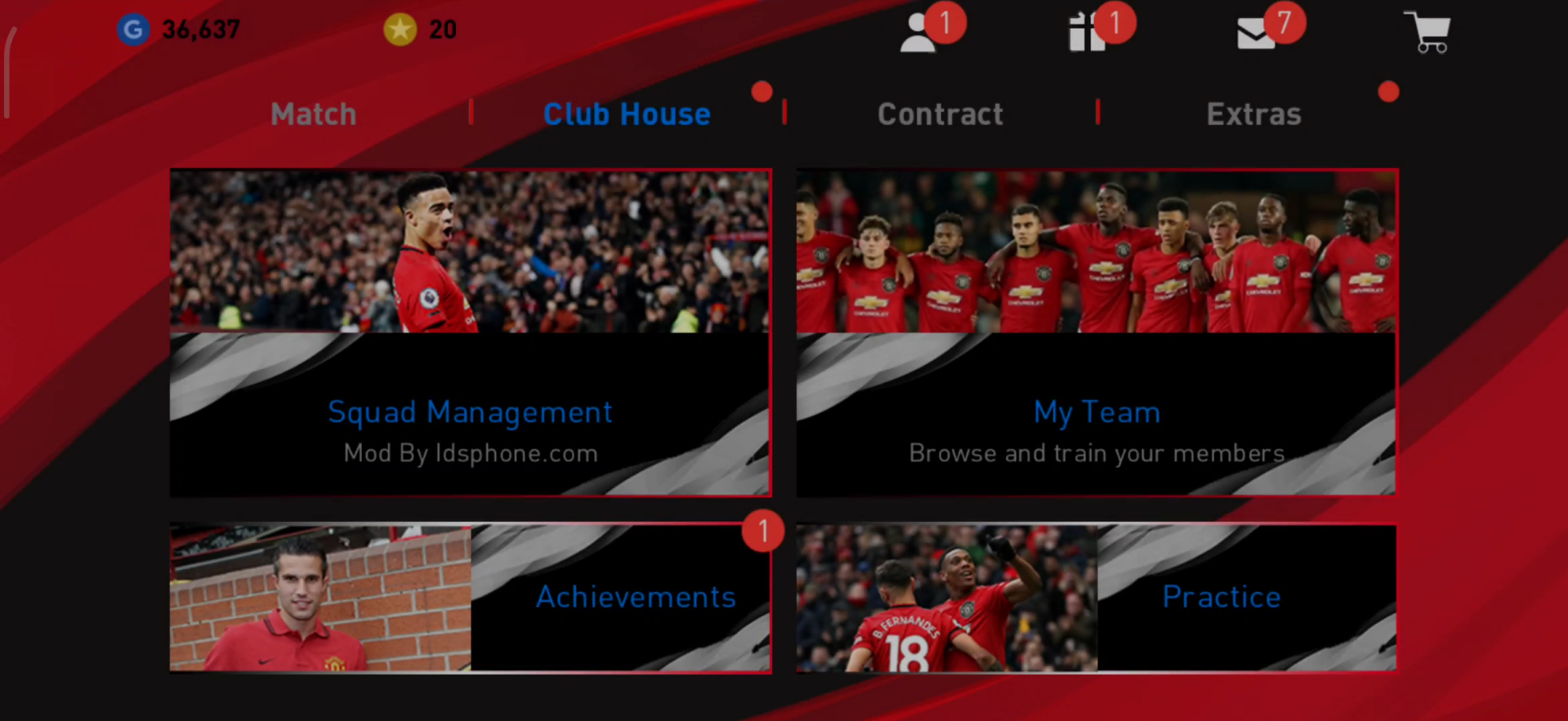 PATCH MANCHESTER UNITED PES 2021 V5.1.0 BY IDSPHONE PATCH MANCHESTER UNITED PES 2021 V5.1.0 BY IDSPHONE