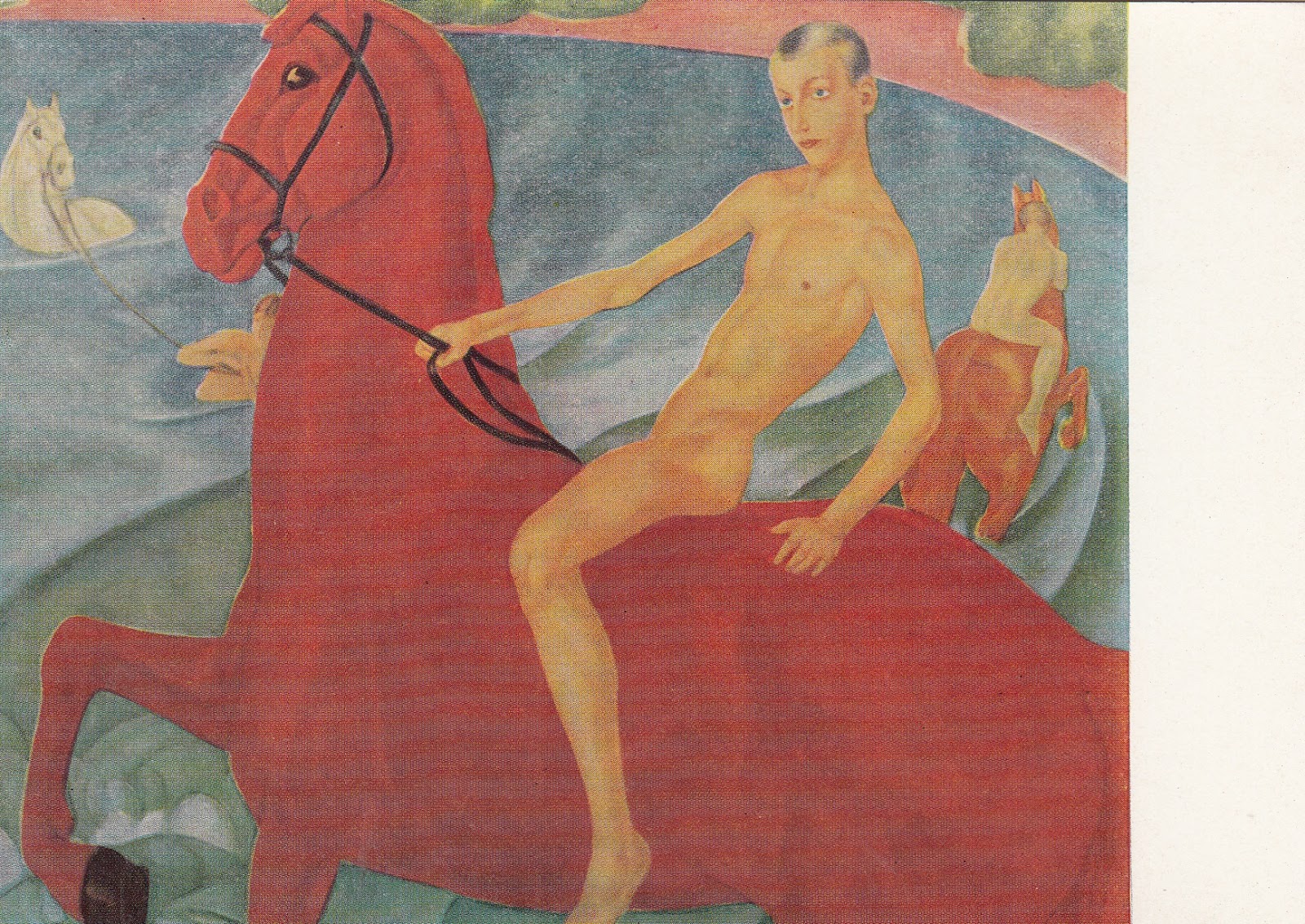 Петров водкин картины девушки на волге