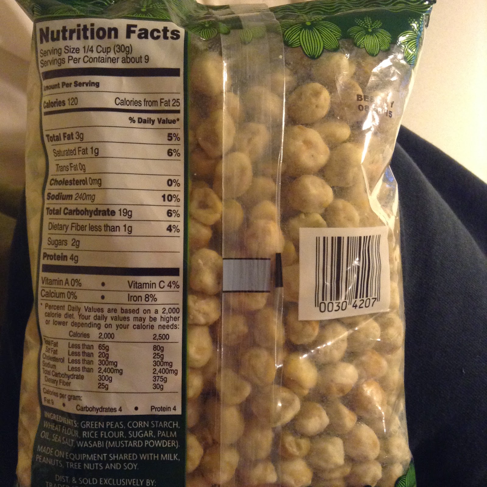 Trader JoeSan Wasabi Peas
