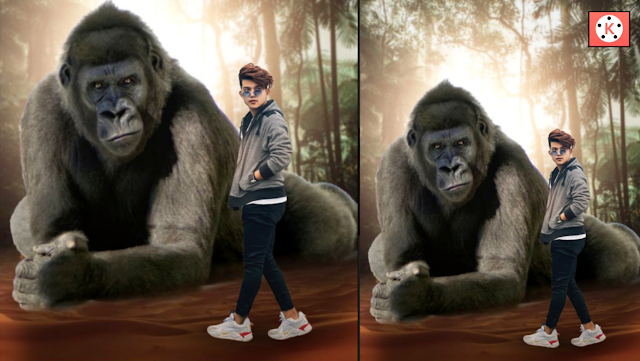 Cinematic King Kong Background Photo Editing | Kinemaster Photo Editing | King Kong Photo Editing