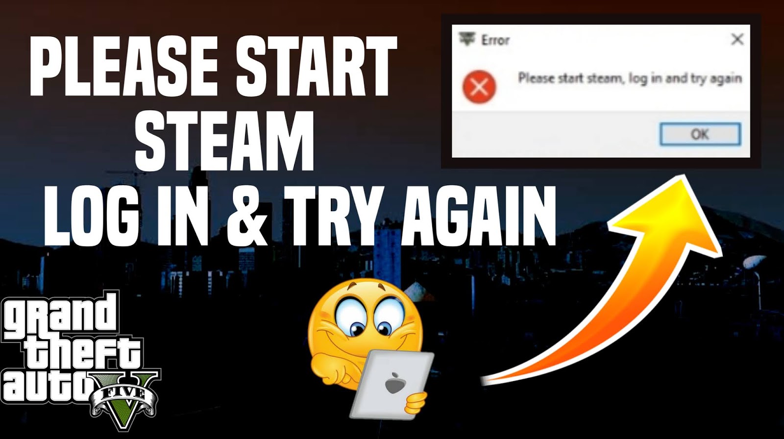 Steam error try again