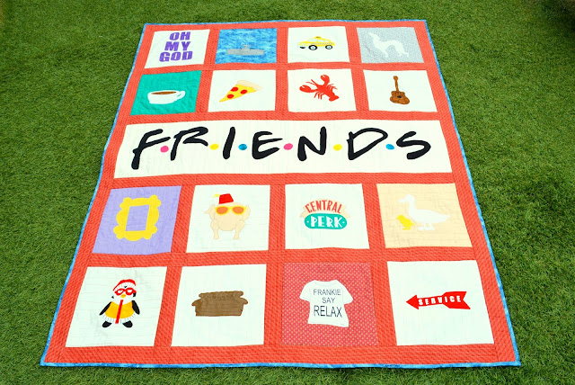 FRIENDS patchwork quilt