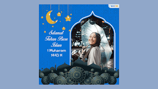 Background Twibbon Tahun Baru Islam 1 Muharram 1443