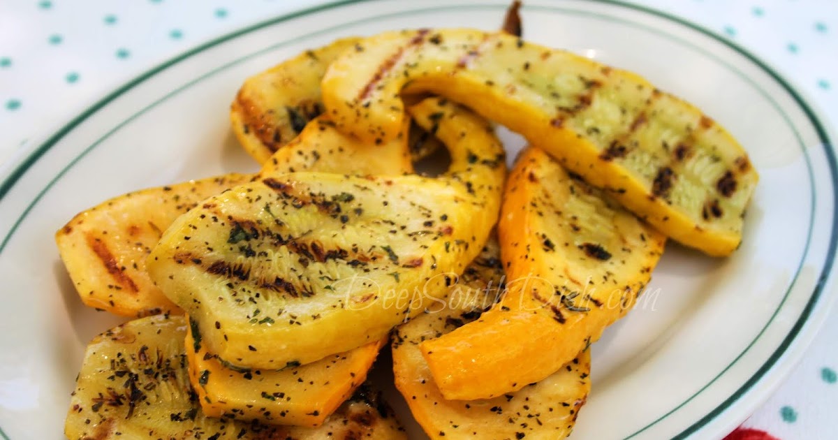 Deep South Dish Grilled Squash with Herbs