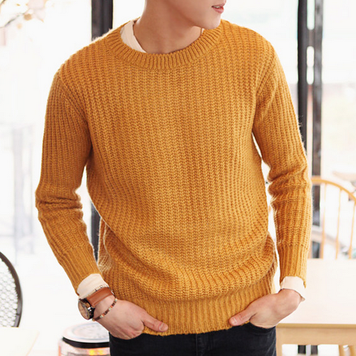 [Jogun Shop] Round Neck Ribbed Sweater | KSTYLICK - Latest Korean ...