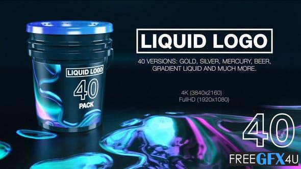 Liquid Logo Reveal 40 In 1 Pack