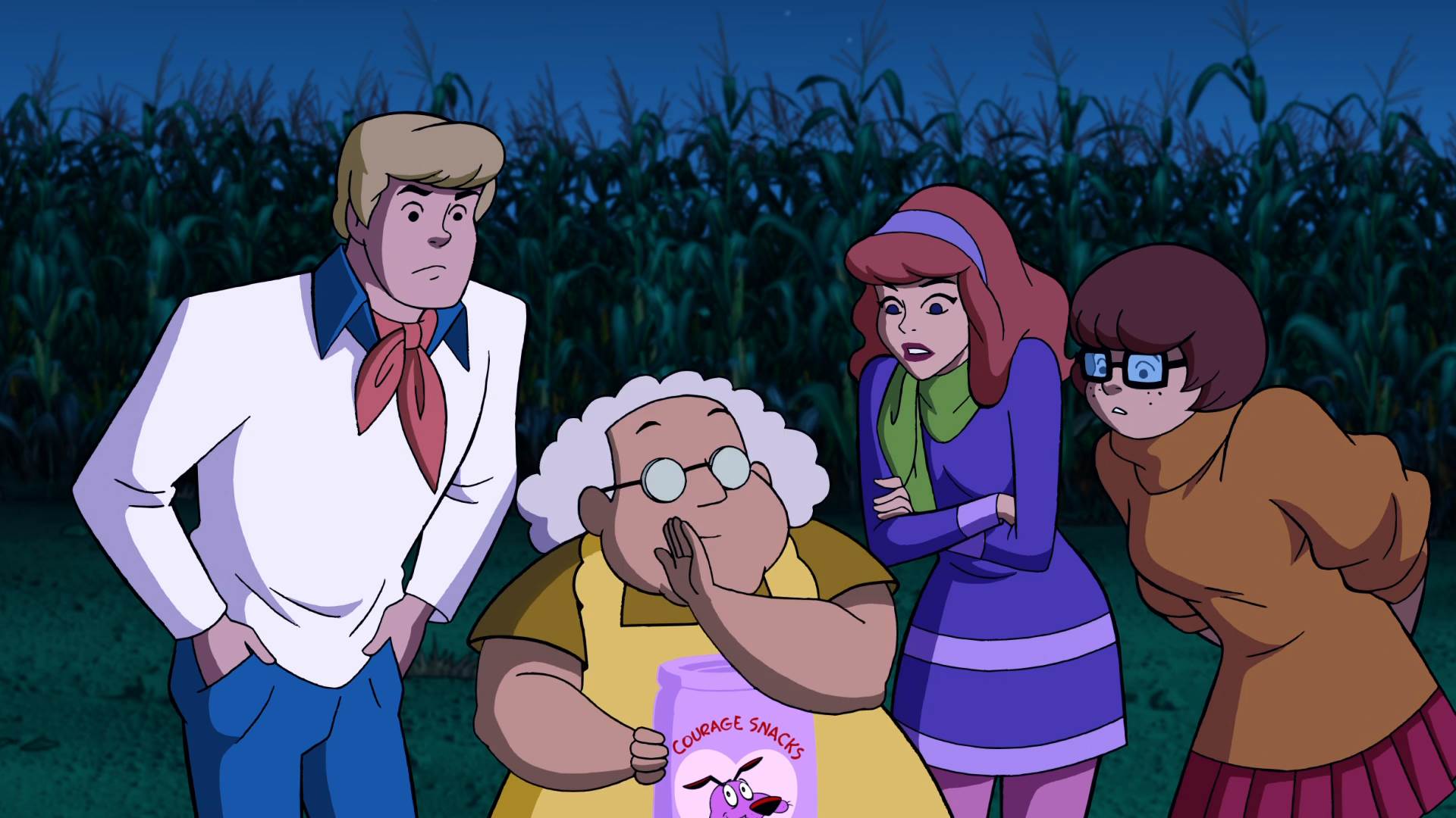 De la nada Scooby Doo Conoce a Coraje el Perro Cobarde 2021 HD 1080p Latino 3