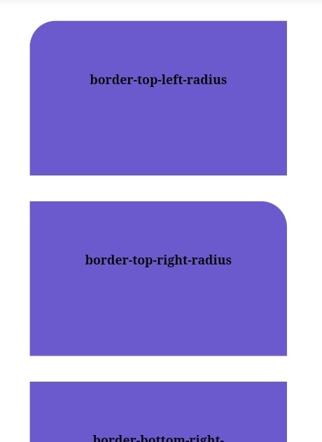 Design HTML elements in different shapes using CSS border-radius property.