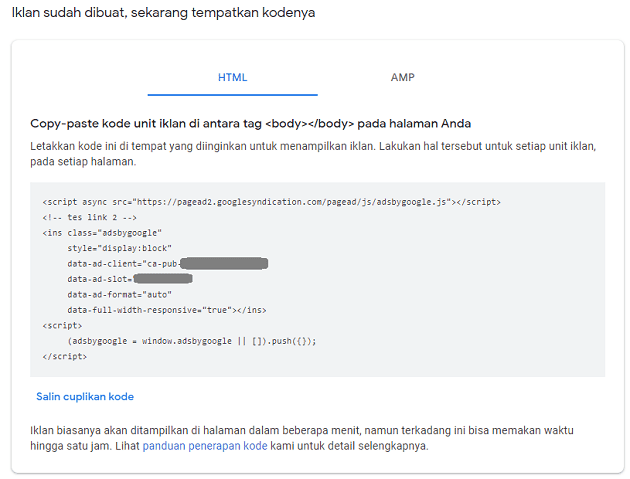 Cara Membuat Iklan Link Adsense Blogger Terbaru ~ Bapigif