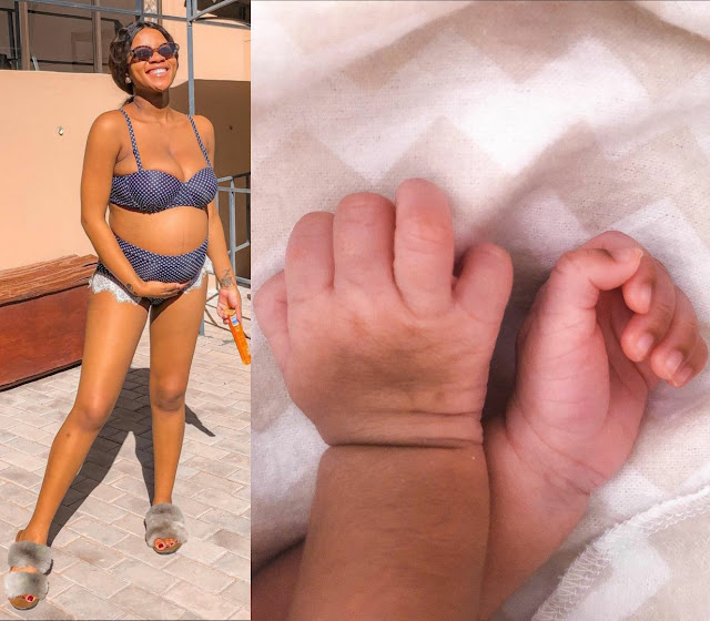 "I'm a mother to a beautiful baby girl" The Boob Movement founder, Abbey Zeus welcomes a baby girl (Pictures)