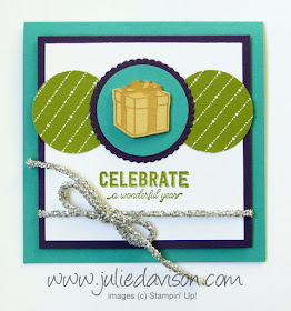 Stampin' Up! Labels to Love Birthday Card ~ 2017 Holiday Catalog ~ www.juliedavison.com