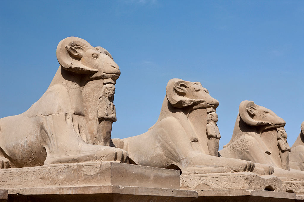 A 3000YearsOld RamHeaded Sphinx Found In Egypt Science And Nature