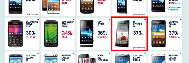 LG Optimus L9 Price