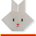 හාවෙකුගේ මුහුණ හදමු (Origami Rabbit(Face))