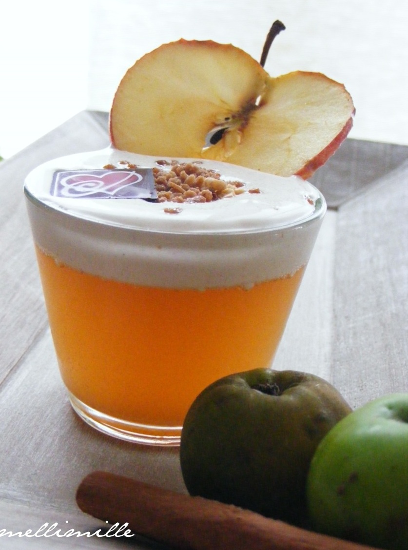 mellimille: Apfelgelee-Dessert mit Zimt-Mascarpone-Creme