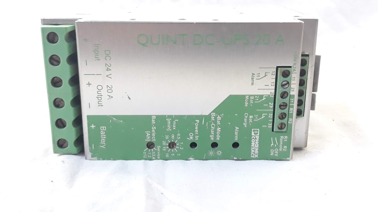 PHOENIX QUINT DCUPS 20A UNINTERRUPTIBLE POWER SUPPLY UNIT
