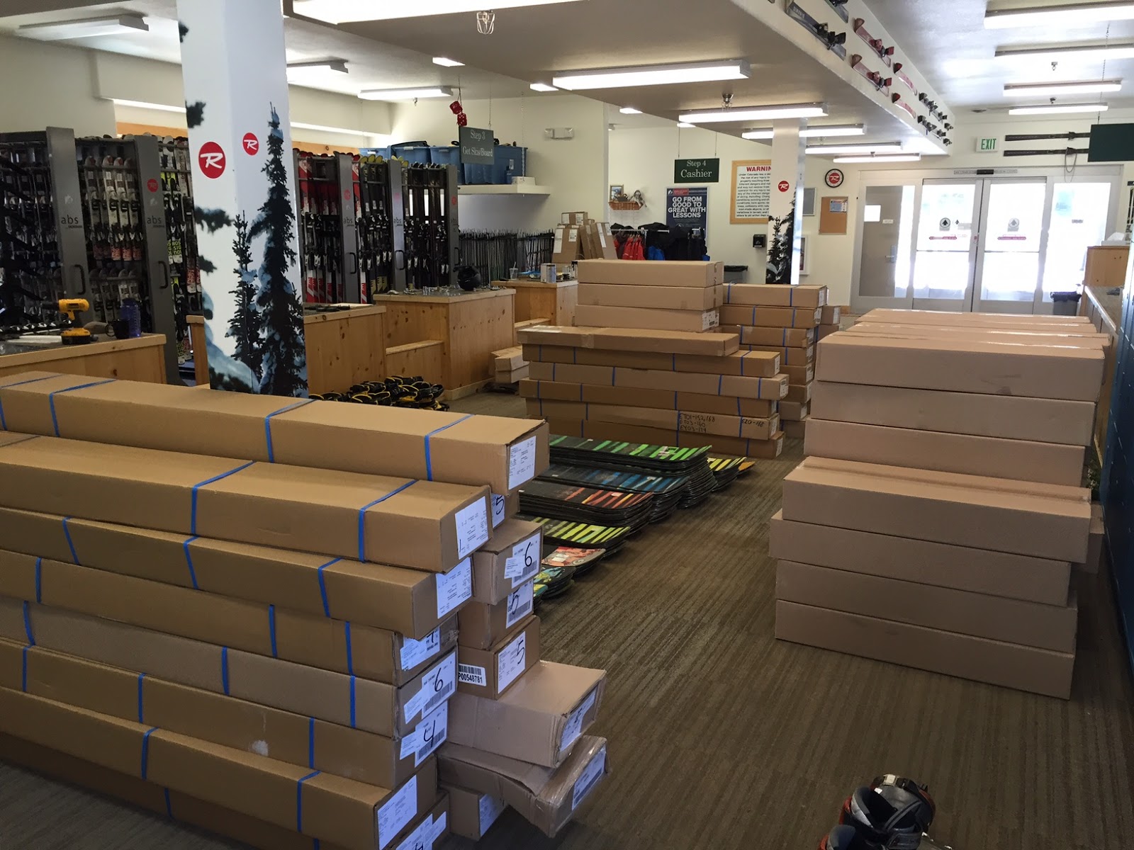 Al's Blog Boxes and Boxes of Ski and Snowboards